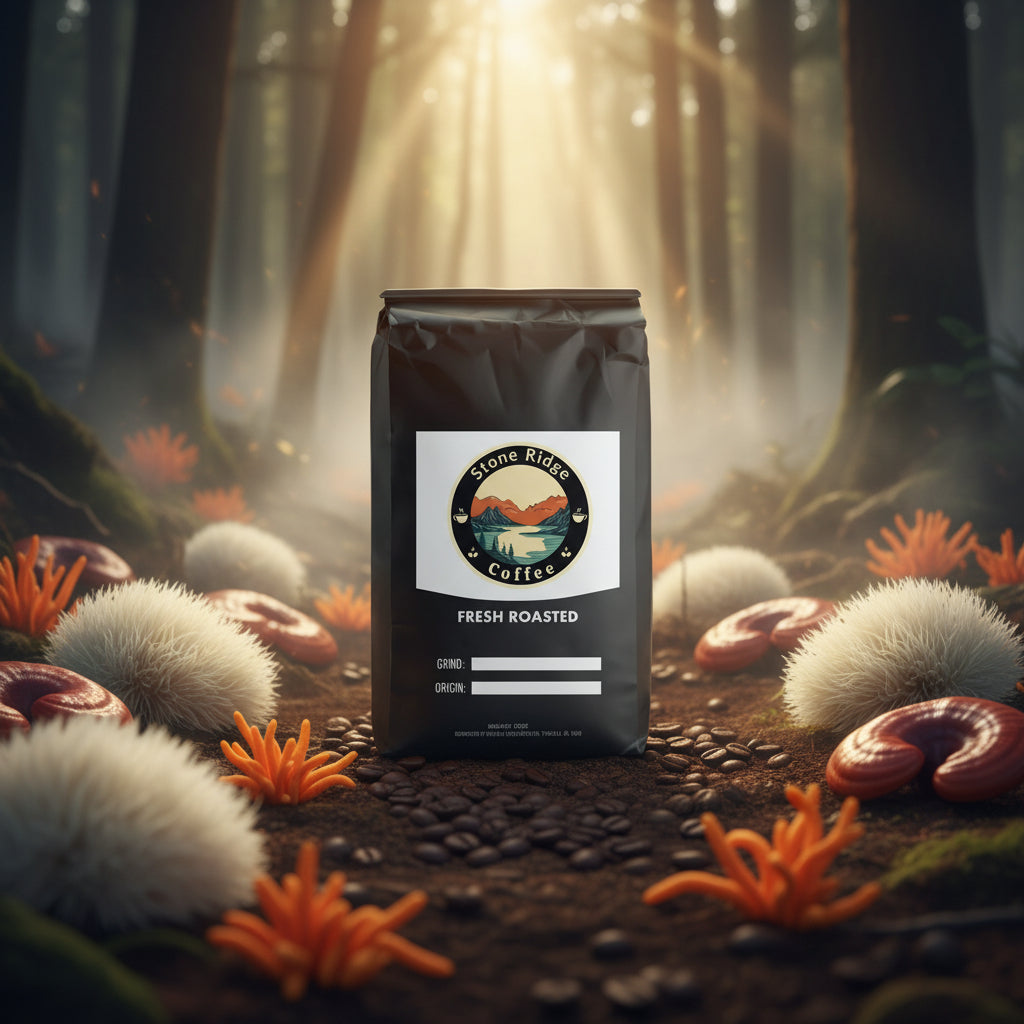 Coffee with Mushrooms Dark Roast