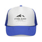 Stylish Trucker Caps with Mountain Logo, Outdoor Gear, Camping Hats, Coffee Lovers Gift, Casual Fashion Accessories