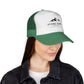Stylish Trucker Caps with Mountain Logo, Outdoor Gear, Camping Hats, Coffee Lovers Gift, Casual Fashion Accessories
