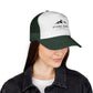 Stylish Trucker Caps with Mountain Logo, Outdoor Gear, Camping Hats, Coffee Lovers Gift, Casual Fashion Accessories